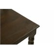 Bliss Bar Chair 2-Piece Set in Traditional Barista Brown on Solid Wood
