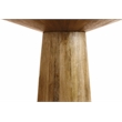 Jaden Round Counter Table in Mid-Century Distressed Natural Finish on Solid Wood