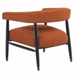 Quinn Arm Chair 2-Piece Set in Mid-Century Rust Boucle Fabric