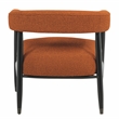 Quinn Arm Chair 2-Piece Set in Mid-Century Rust Boucle Fabric