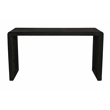 Tazmyn Console Table in Modern Charcoal Finish on Hand Carved Solid Wood