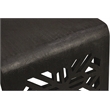 Tazmyn Console Table in Modern Charcoal Finish on Hand Carved Solid Wood