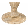 Jenna Pedestal Bar Table in Coastal Natural Finish On Mango Solid Wood