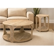 Jenna Cocktail Table 2-Piece Set in Coastal Natural Finish on Solid Wood