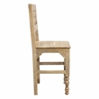 Jenna Counter Chair 2-Piece Set in a Natural Farmhouse Finish on Solid Wood