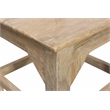 Jenna Counter Chair 2-Piece Set in a Natural Farmhouse Finish on Solid Wood