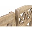 Jenna Bar Chair 2-Piece Set in a Natural Farmhouse Finish on Solid Wood