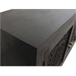 Waverly 2-Door Sideboard in Traditional Charcoal Gray Finish on Solid Wood