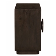 Augustus 2-Door Sideboard in a Modern Barista Brown Finish on Solid Wood