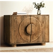 Augustus 2-Door Sideboard in a Modern Spice Tan Finish on Solid Wood