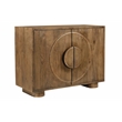Augustus 2-Door Sideboard in a Modern Spice Tan Finish on Solid Wood