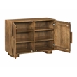 Augustus 2-Door Sideboard in a Modern Spice Tan Finish on Solid Wood