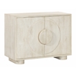 Augustus 2-Door Sideboard in a Modern Stone Natural Finish on Solid Wood