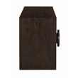 Augustus 4-Door Sideboard in a Modern Barista Brown Finish on Solid Wood