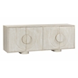 Augustus 4-Door Sideboard in a Modern Sone Natural Finish on Solid Wood