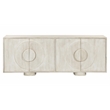 Augustus 4-Door Sideboard in a Modern Sone Natural Finish on Solid Wood