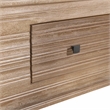 Carmenita Eastern King Bed in Rustic Light Brown Finish on Solid Wood