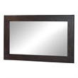 Carmenita Mirror in Rich Umber Brown Finish on Mango Solid Wood