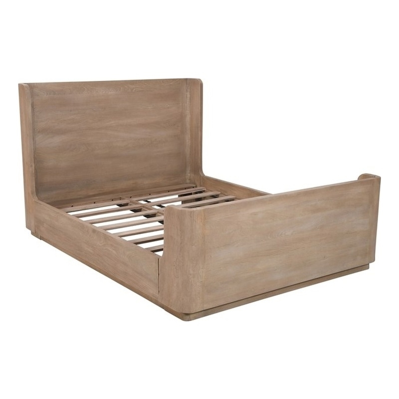 Argyle King Bed in Modern Light Ash Finish on Reclaimed Wood