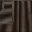 Ronson 4-Door Sideboard in Walnut Brown Finish on Solid Wood