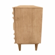 Durant Credenza in Neutral Beige Finish on Mango Solid Wood