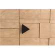 Durant Credenza in Neutral Beige Finish on Mango Solid Wood