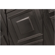 Cahill 4-Door Sideboard in Modern Black Finish on Solid Wood