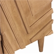 Cahill 4-Door Sideboard in Sand Oak Finish on Mango Solid Wood