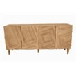 Cahill 4-Door Sideboard in Sand Oak Finish on Mango Solid Wood