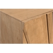 Cahill 4-Door Sideboard in Sand Oak Finish on Mango Solid Wood