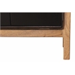 Fawkes 4-Door Sideboard in Matte Black Finish on Mango Solid Wood