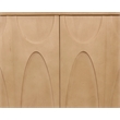Terrance 4-Door Sideboard in Natural Finish on Mango Solid Wood
