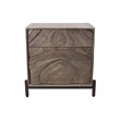Bristol Nightstand in Smoked Ash Finish on Mango Solid Wood