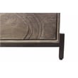 Bristol Nightstand in Smoked Ash Finish on Mango Solid Wood