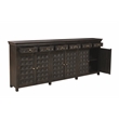 Anisa 105'' Sideboard in Antique Brown Finish on Mango Solid Wood