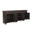 Anisa 105'' Sideboard in Antique Brown Finish on Mango Solid Wood