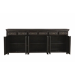 Anisa 105'' Sideboard in Antique Brown Finish on Mango Solid Wood