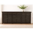 Anisa 105'' Sideboard in Antique Brown Finish on Mango Solid Wood