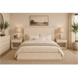 Flagstaff Queen Bed in Stone Natural Finish on Mango Solid Wood
