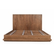 Flagstaff Queen-Size Bed in Spice Tan Finish on Mango Solid Wood