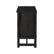 Clint 2-Door Sideboard in Dark Chocolate Brown Finish on Solid Wood