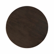 Jenna Round End Table in Barista Brown Finish on Mango Solid Wood
