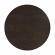 Jenna Round Cocktail Table in Barista Brown Finish on Mango Solid Wood