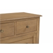 Otis 3-Drawer Nightstand in Wheat Finish on Mango Solid Wood