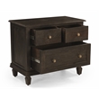 Otis 3-Drawer Nightstand in Barista Brown on Mango Solid Wood