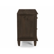 Otis 3-Drawer Nightstand in Barista Brown on Mango Solid Wood