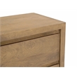 Otis 2 Drawer Night Stand in Wheat Finish on Mango Solid Wood