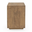 Otis 2 Drawer Night Stand in Wheat Finish on Mango Solid Wood