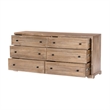 Carmenita Bedroom Set With 1 Dresser And 2 Nightstands In Rustic Light Brown