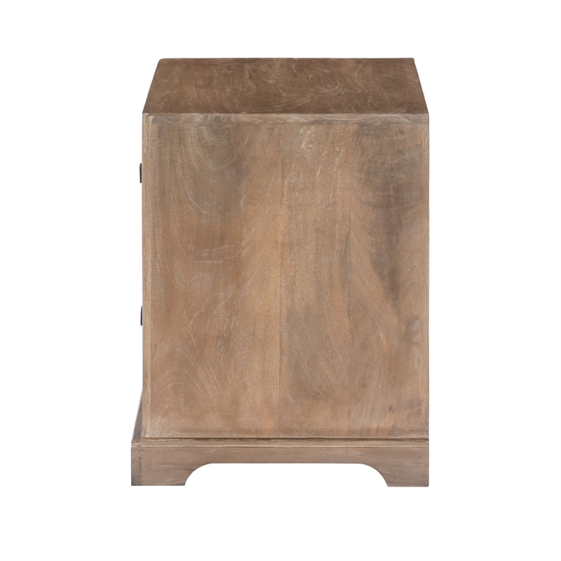 Carmenita Bedroom Set With 1 Dresser And 2 Nightstands In Rustic Light Brown